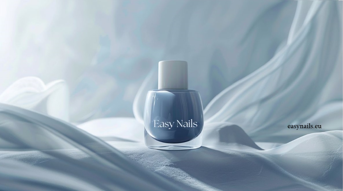 Gray Blue Hybrid Gel Polish Subtle Combination Of Cool Tones