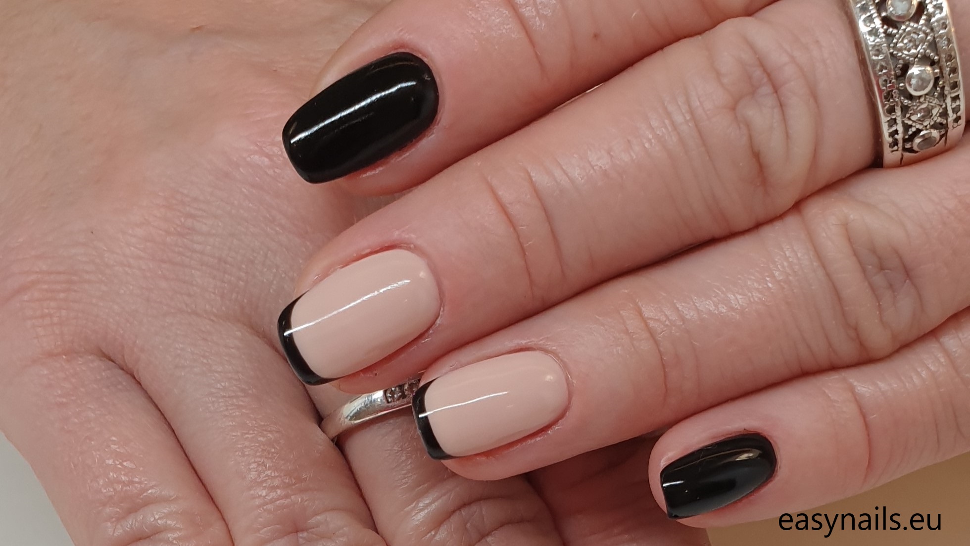 Black French Manicure: A Modern Twist on a Classic Style