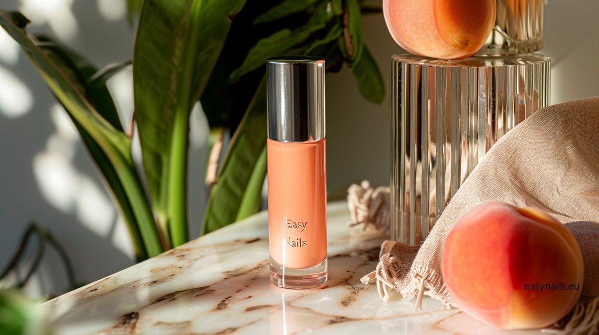 Juicy Peach Hybrid Gel Polish: Warm and Feminine Touch