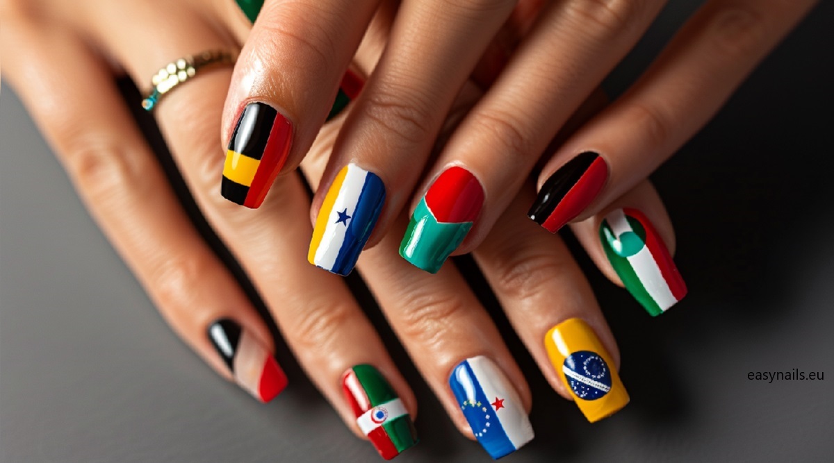 Manicure Inspired by Country Flags: How to Create This Style