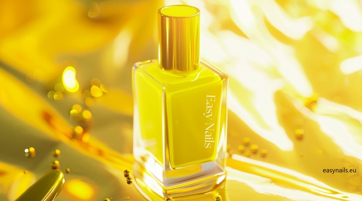 Bold Sunshine with Neon Yellow Hybrid Gel Polish