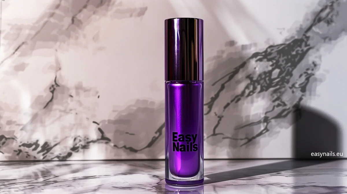 Neon Purple Hybrid Gel Polish: Electrifying Accent Full of Mystery